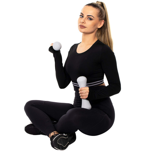 Ciężarki 5kg szare 2x2,5 kg zestaw 2 szt.