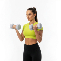 Ciężarki 2x3 kg hexagonalne do ćwiczeń fitness hantle zestaw 2 szt. szare