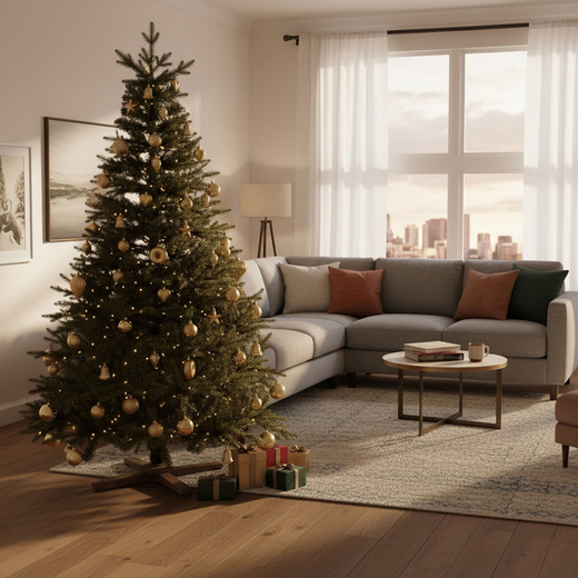 Choinka sztuczna 210 cm świerk himalajski jak żywy PE Royal Trees premium drzewko świąteczne