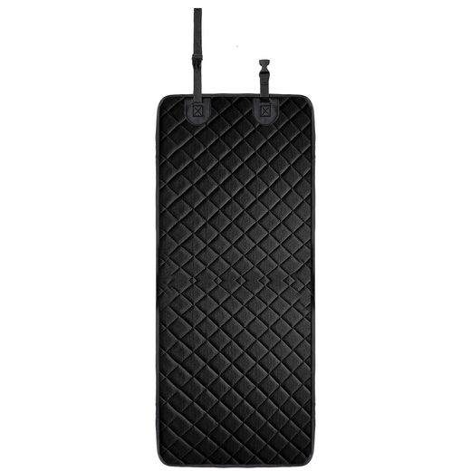 Mata na fotel samochodowy 102x50 cm pokrowiec czarny pikowany