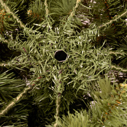 Choinka sztuczna 220 cm świerk naturalny z metalowym stojakiem