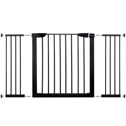 Bramka zabezpieczająca barierka rozporowa 75-138 cm czarna
