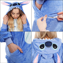 Piżama kigurumi Stitch kombinezon jednoczęściowy damska rozmiar L