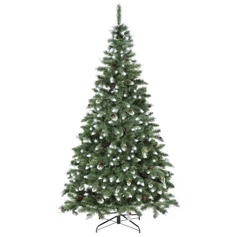 Choinka sztuczna premium 220 cm sosna diamentowa drzewko bożonarodzeniowe