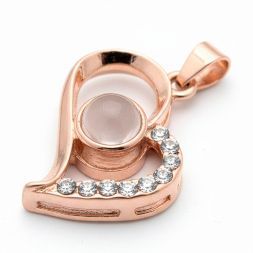 Wieczna róża z naszyjnikiem w pudełku prezentowym szkatułka na dzień kobiet walentynki