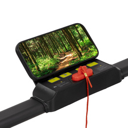 Bieżania elektryczna, domowa 12 km/h z pilotem i aplikacją na telefon treningowa, składana