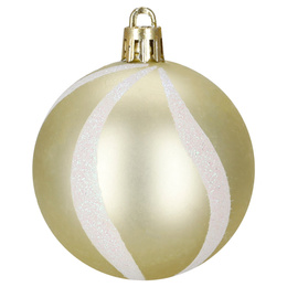 Bombki choinkowe 40 szt. ozdoby kule, lizaki, szyszki, laski cukrowe nietłukące złote