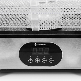 Suszarka do żywności, spożywcza do grzybów, owoców, ziół 6‑poziomowa 400 W regulacja temperatury