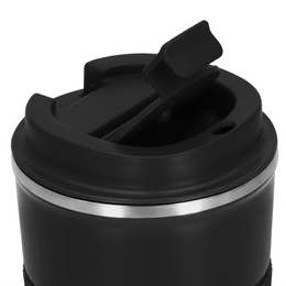Kubek termiczny 500 ml ze stali nierdzewnej na kawę herbatę czarny