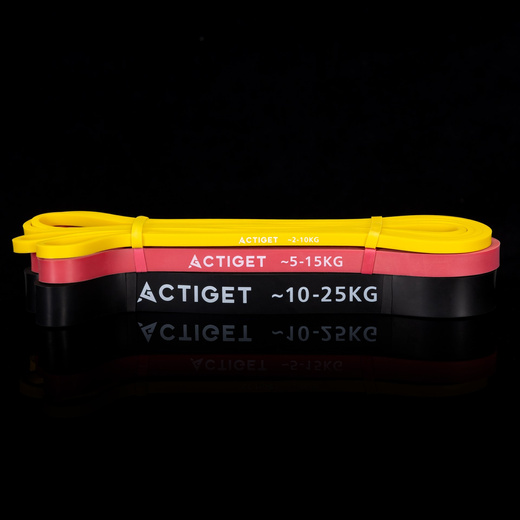 Gumy oporowe do ćwiczeń zestaw 3 szt. taśmy do ćwiczeń fitness, treningu