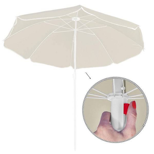 Parasol plażowy 160 cm parasol do ogrodu beżowy