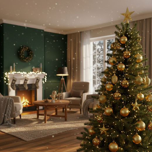 Bombki choinkowe 100 szt. zestaw dekoracji świątecznych nietłukące, złote