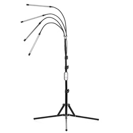 Lampa do doświetlania roślin LED do wzrostu uprawy 4 panele z timerem i pilotem, usb