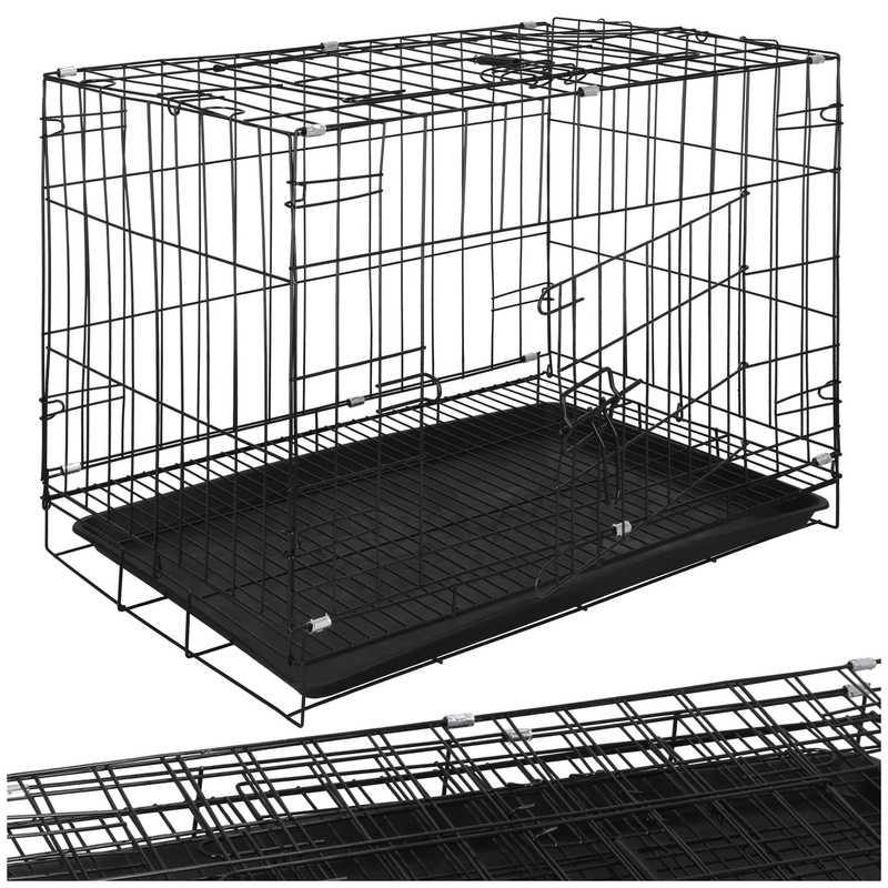 Klatka kennelowa dla zwierząt kojec dla psa kota rozmiar S 60 x 50 x 42 cm