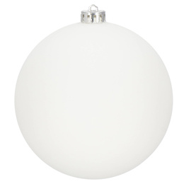 Bombki choinkowe 2 szt. ozdoby świąteczne zawieszki 15 cm białe