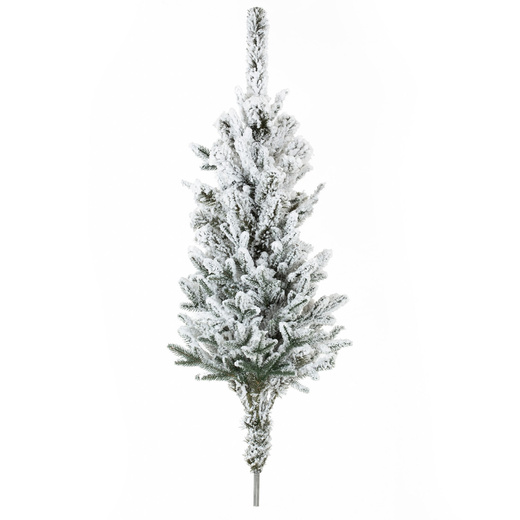 Choinka sztuczna 180 cm świerk kaukaski ośnieżony jak żywy, nowoczesny, ze stojakiem