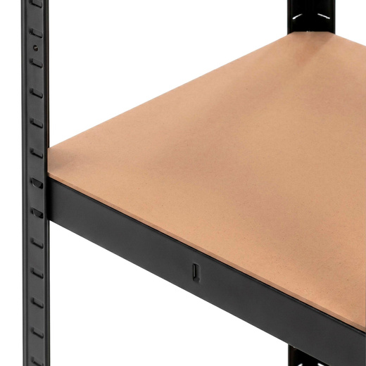Regał magazynowy 170x80x40 cm 4 półki do przechowywania, garażu 700 kg