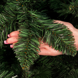 Choinka sztuczna 240 cm sosna leśna jak żywa Royal Trees premium z drewnianym stojakiem