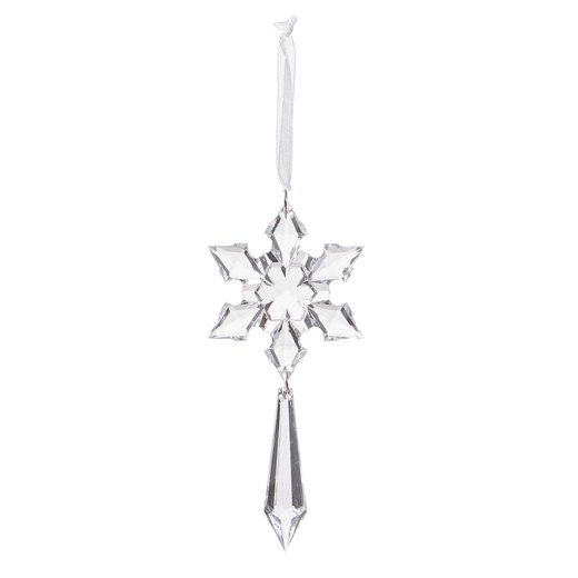 Zawieszki choinkowe kryształki sopelki na choinkę 13 cm ozdoby choinkowe 10 szt.