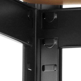 Regał metalowy z 5 półkami 180x90x40cm 875kg do garażu, piwnicy