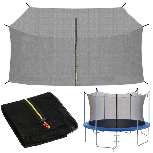 Osłona na sprężyny z siatką do trampoliny wewnętrzną 8FT 244/250/252 cm czarna