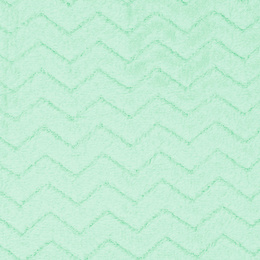 Narzuta na łóżko, pled 130x180 cm tłoczony zygzak, dwustronny koc na kanapę zielony