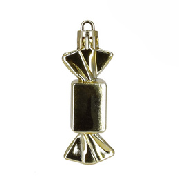 Bombki choinkowe 40 szt. zestaw dekoracji świątecznych, nietłukące, brązowy, złoty, biały