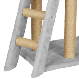 Drapak dla kota sizal 7-poziomowy słupek z zabawką 136 cm