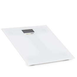 Waga łazienkowa, elektroniczna 150 kg szkło hartowane, biała