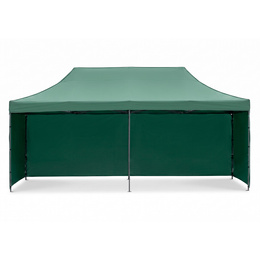 Namiot handlowy 3x6 m ogrodowy, pawilon na imprezy, catering zielony