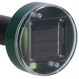 Solarny odstraszacz kretów 4 szt. na nornice, kuny i inne gryzonie czarno-zielony