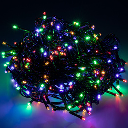 Lampki choinkowe 1000 led multikolor 50m oświetlenie świąteczne IP44
