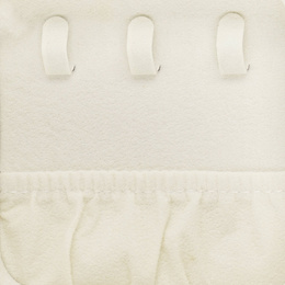 Szkatułka na biżuterię 10x10x5 cm kremowy organizer z przegródkami ekoskóra