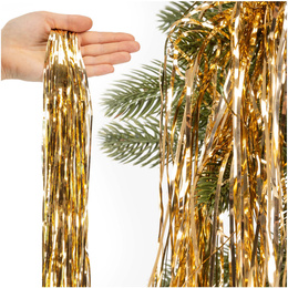Włosy Anielskie na choinkę, dekoracja świąteczna 100 cm złote