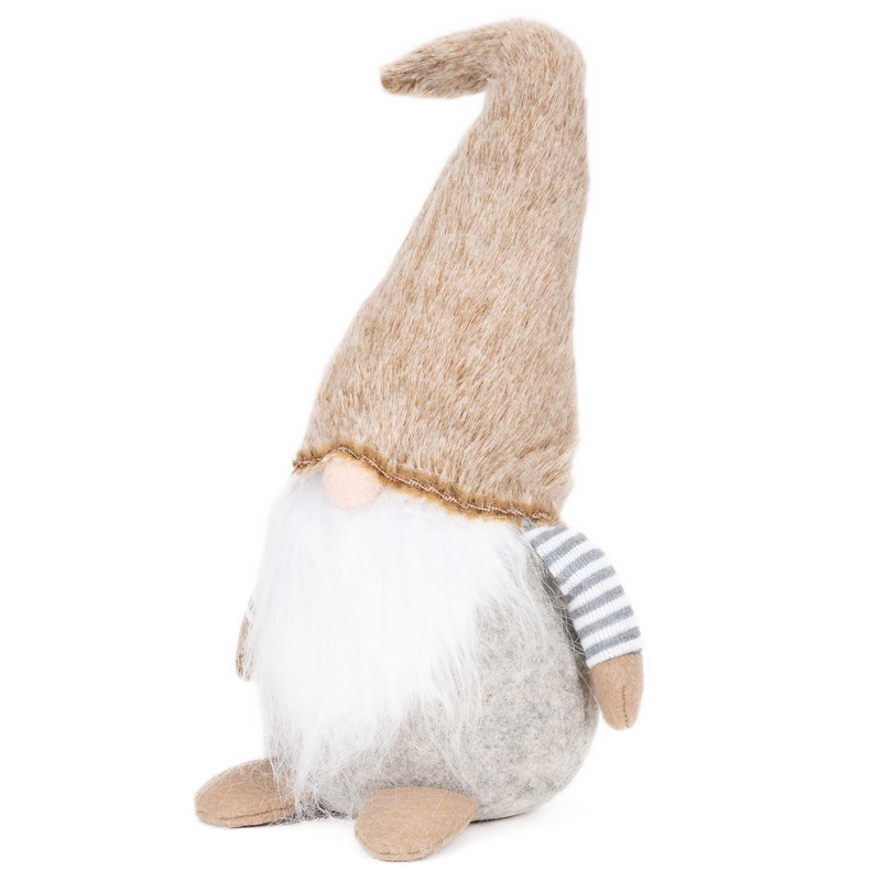 Skrzat świąteczny 38 cm ozdoba bożonarodzeniowa krasnal świąteczny, gnom stojący figurka