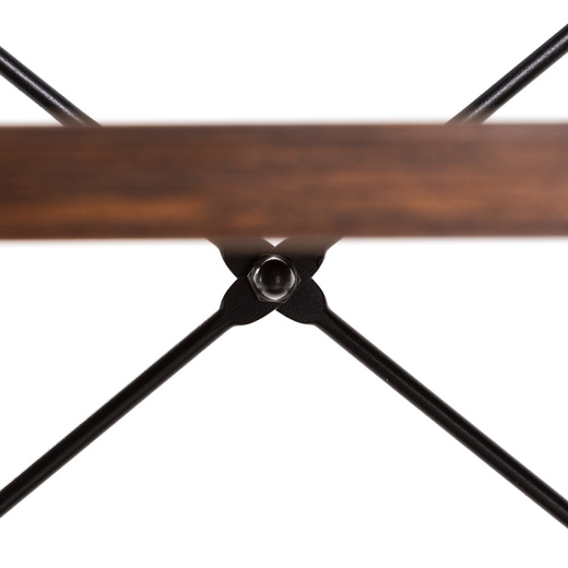 Regał biurowy metalowy 138x56x34 cm z 4 półkami loft nowoczesny drabinka na książki