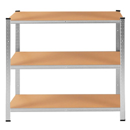 Regały metalowe 2 szt. z 6 półkami 225x110x50 cm 900 kg do garażu, piwnicy
