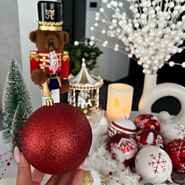 Bombki choinkowe na choinkę 10 cm zestaw 6 szt.