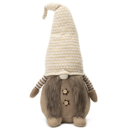 Skrzat 50 cm figurka dekoracyjna do świątecznego wystroju wnętrz, gnom, krasnal stojący