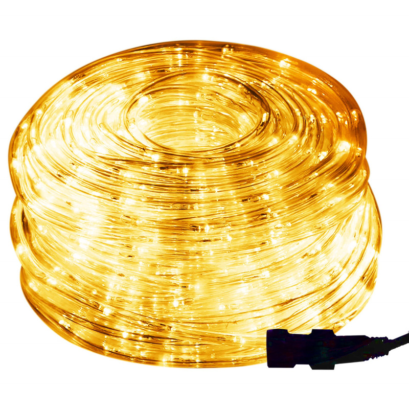 Wąż świetlny 480 Led biały ciepły 20m z programatorem IP44