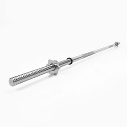 Gryf prosty olimpijski 180 cm sztanga ze stali chromowanej zaciski 28 mm