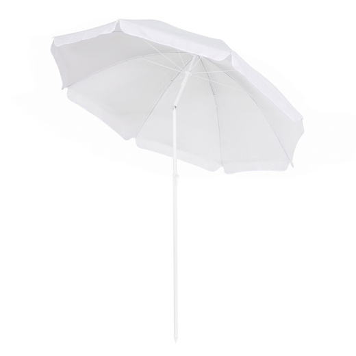 Parasol plażowy 160 cm ogrodowy, przeciwsłoneczny UPF50+ składany, łamany na balkon, taras, szary