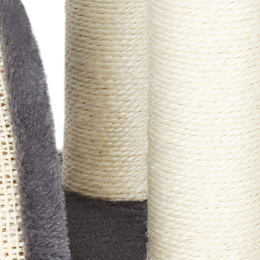 Drapak dla kota sizal 3-poziomowy słupek z zabawką 67 cm