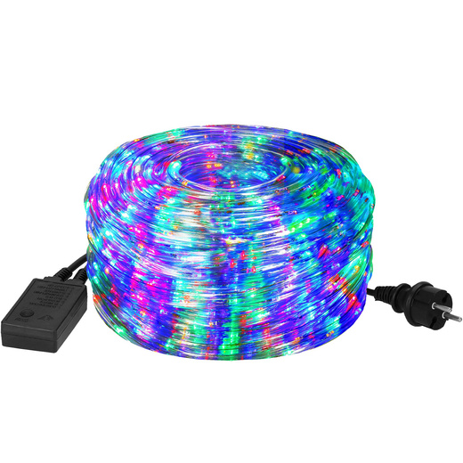 Wąż świetlny 240 Led multikolor 10m z programatorem IP44