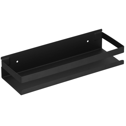 Półka łazienkowa pod prysznic 30x10 cm ze stali nierdzewnej czarna