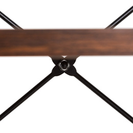 Regał biurowy metalowy 138x56x34 cm z 4 półkami loft nowoczesny drabinka na książki