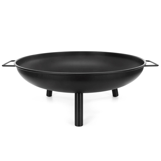 Palenisko ogrodowe z uchwytami 58 cm misa na ognisko, grill, okrągła, czarna