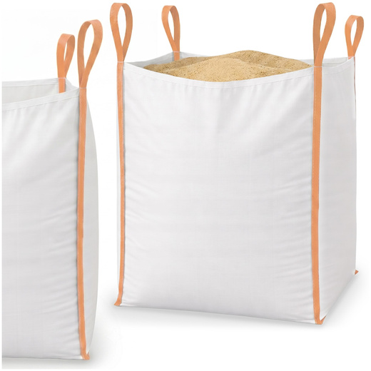 Big Bag worek 500 kg mocny na gruz kontener biały