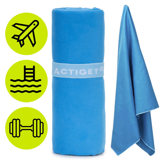Ręcznik szybkoschnący sportowy, plażowy 150x80 cm na basen, mikrofibra