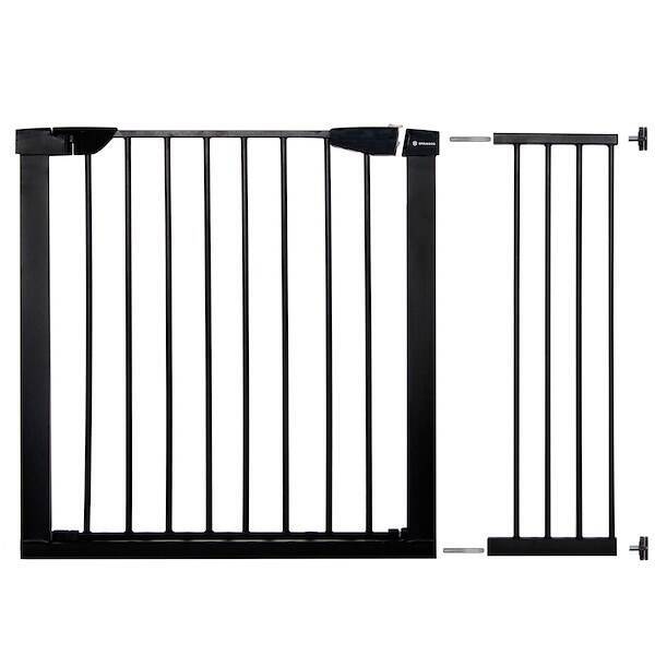 Bramka zabezpieczająca barierka rozporowa  75-110 cm czarna